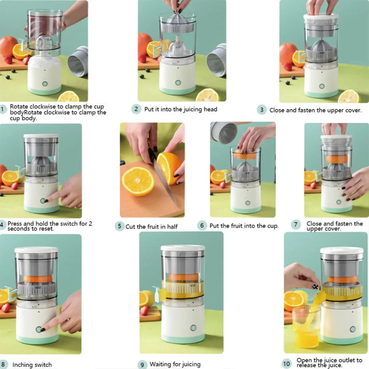 SipNJuice Portable Electric Juicer