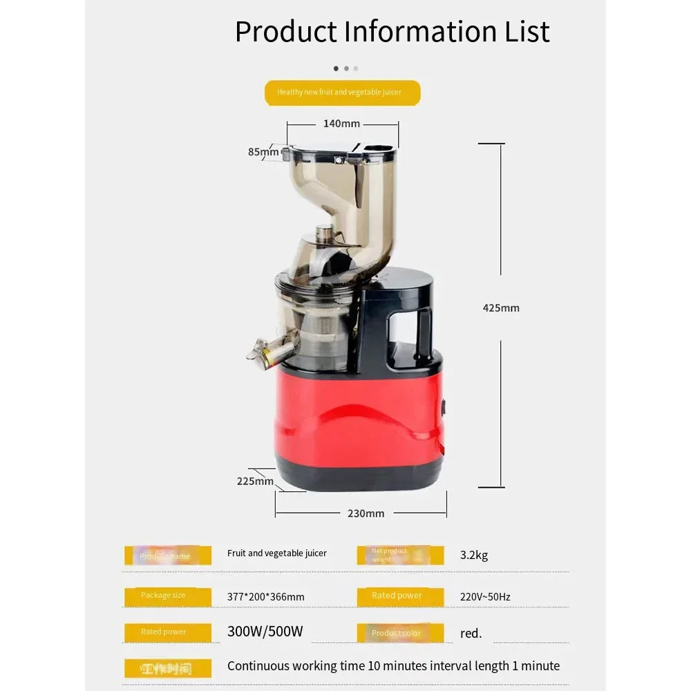 SipNPress Cold Press Juicer